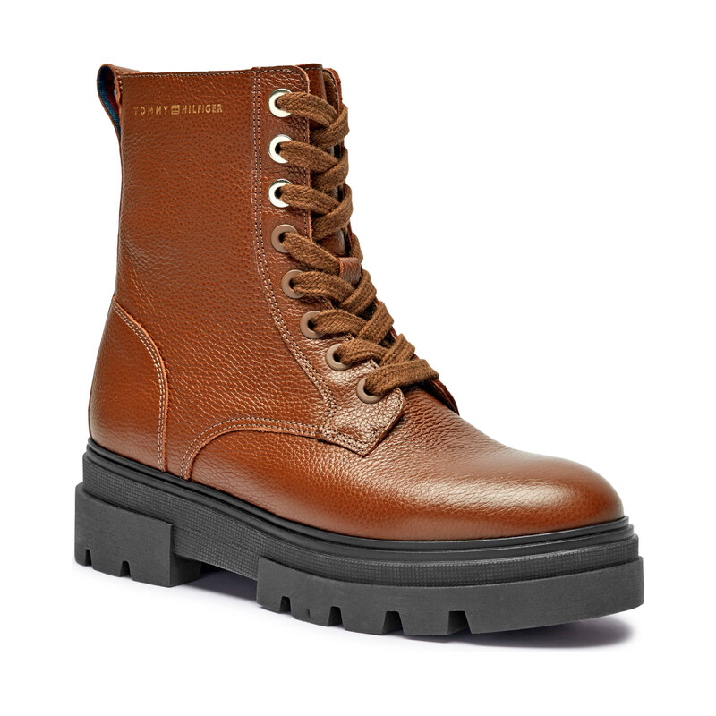 Tommy Hilfiger Kožené kotníkové boty 100563688