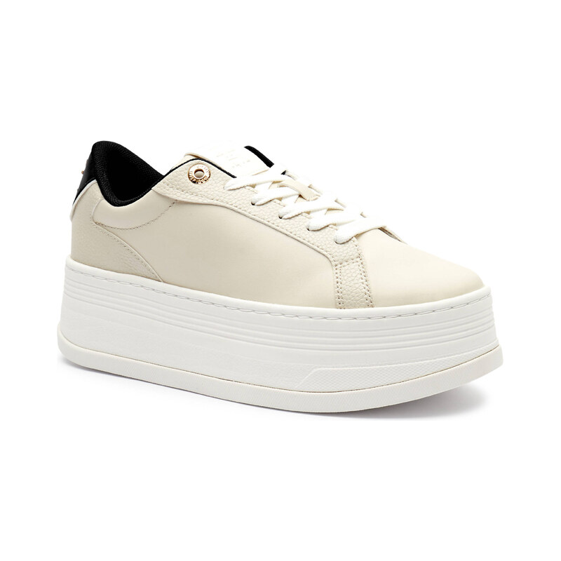 Tommy Hilfiger Tenisky th platform sneaker triangle s přídavkem kůže 103523099
