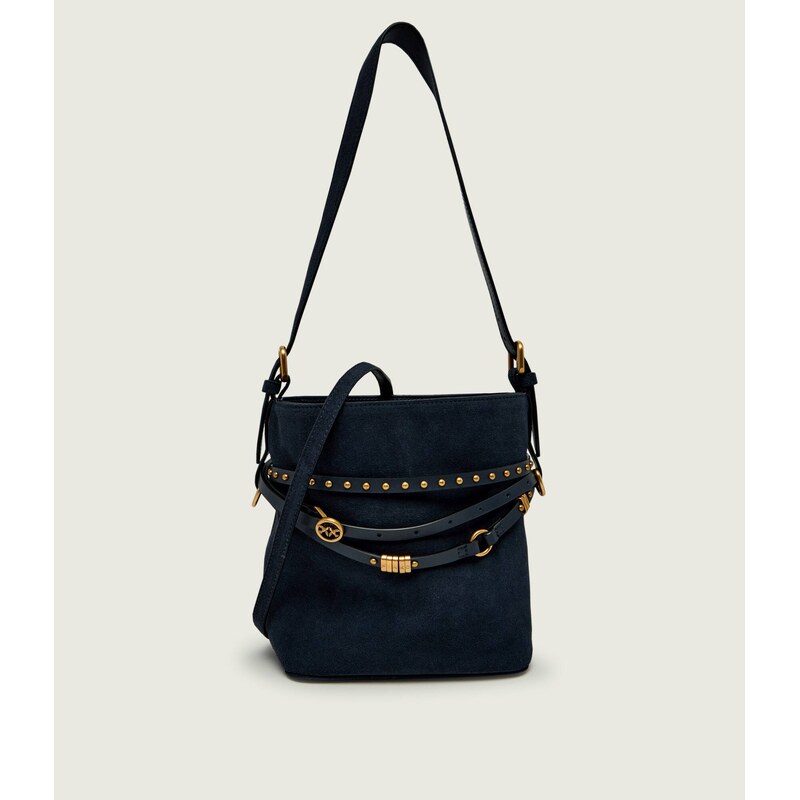Pinko Kabelka na rameno BUCKET BELT MINI | semiš