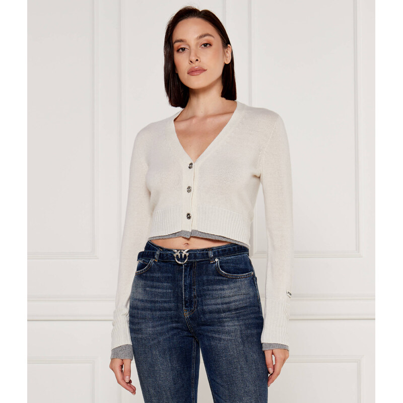 Pinko Vlněný kardigan CHAUSIE | Cropped Fit | Cropped Fit | s