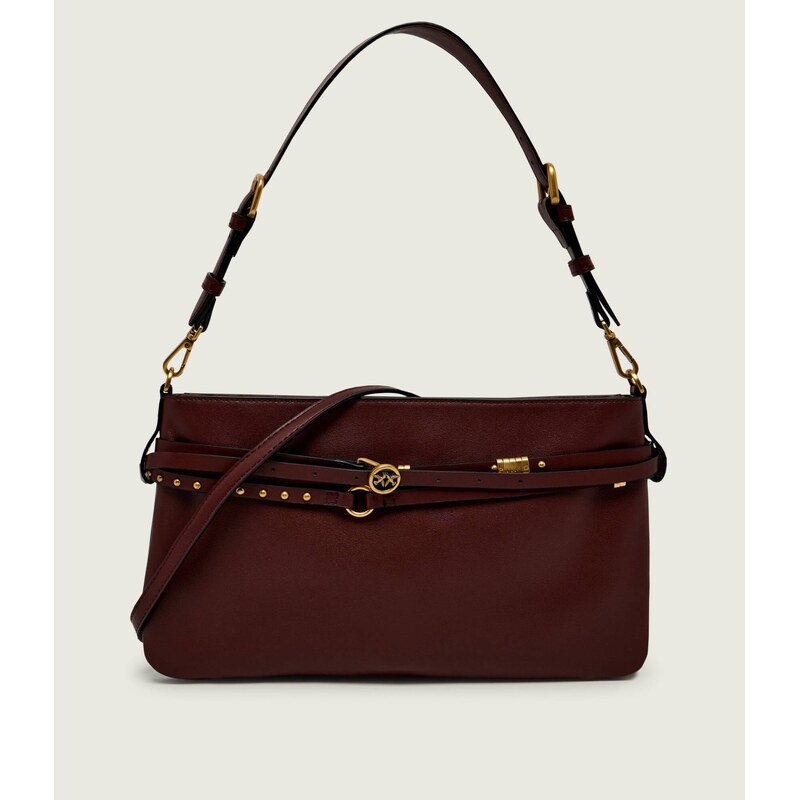 Pinko Kožená kabelka na rameno BELT BAG CLASSIC