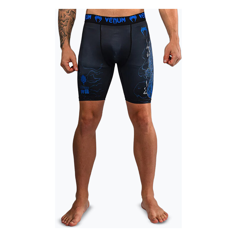 Pánské tréninkové šortky Venum Thunder Dragon Vale Tudo Black