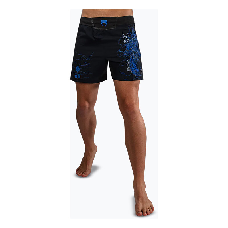 Pánské tréninkové šortky Venum Thunder Dragon Black/Royal Blue