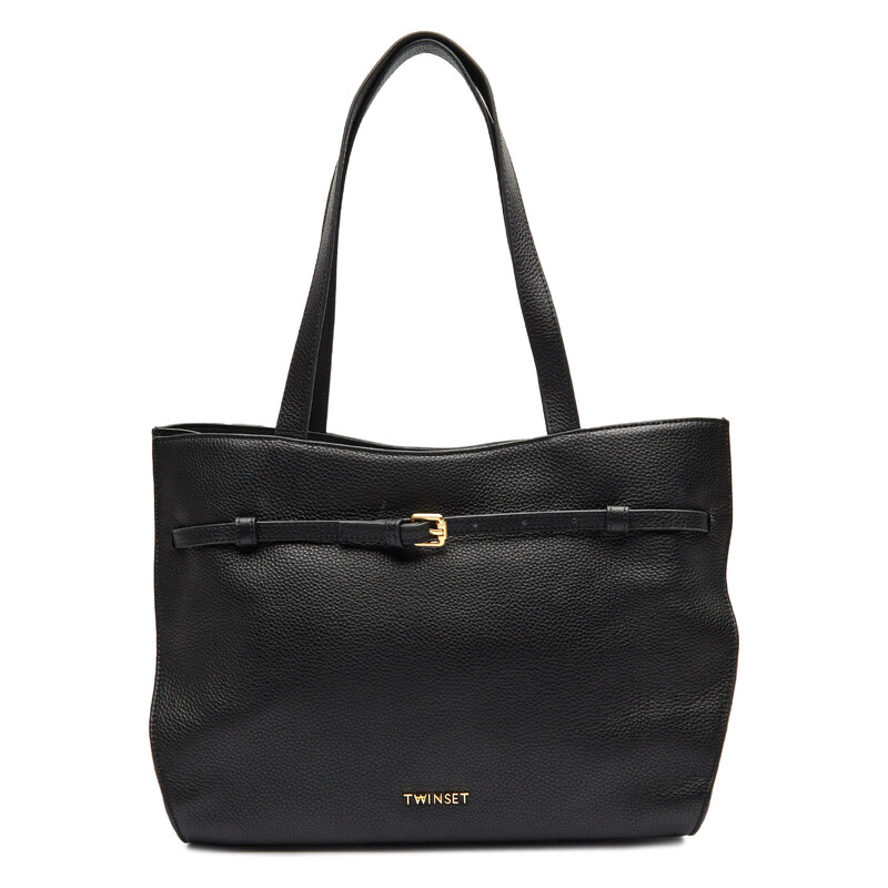 TWINSET Kůžoná kabelka shopper
