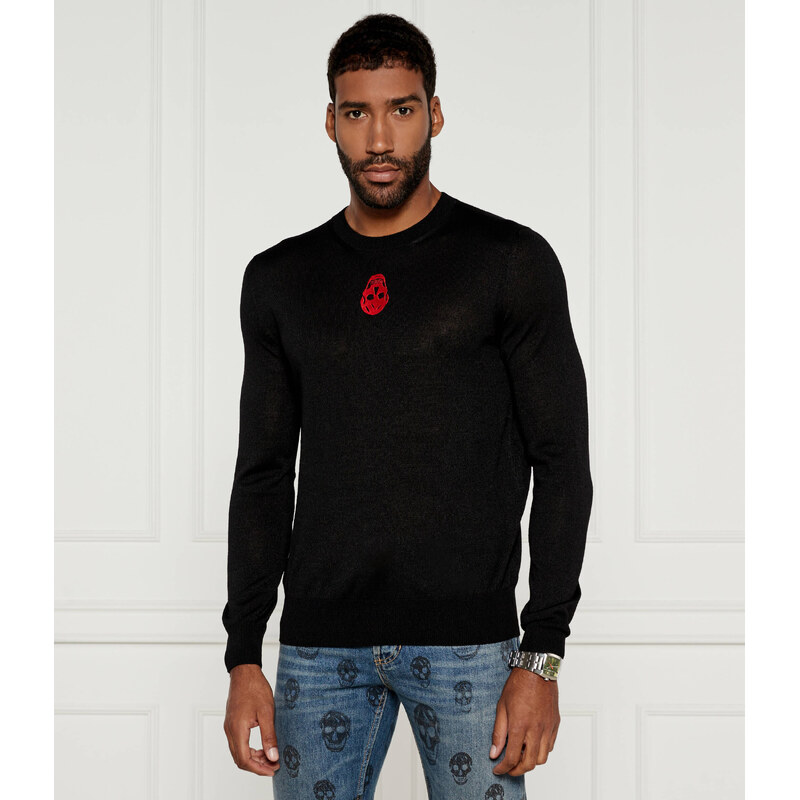 Alexander McQueen Vlněný svetr JUMPER | Regular Fit