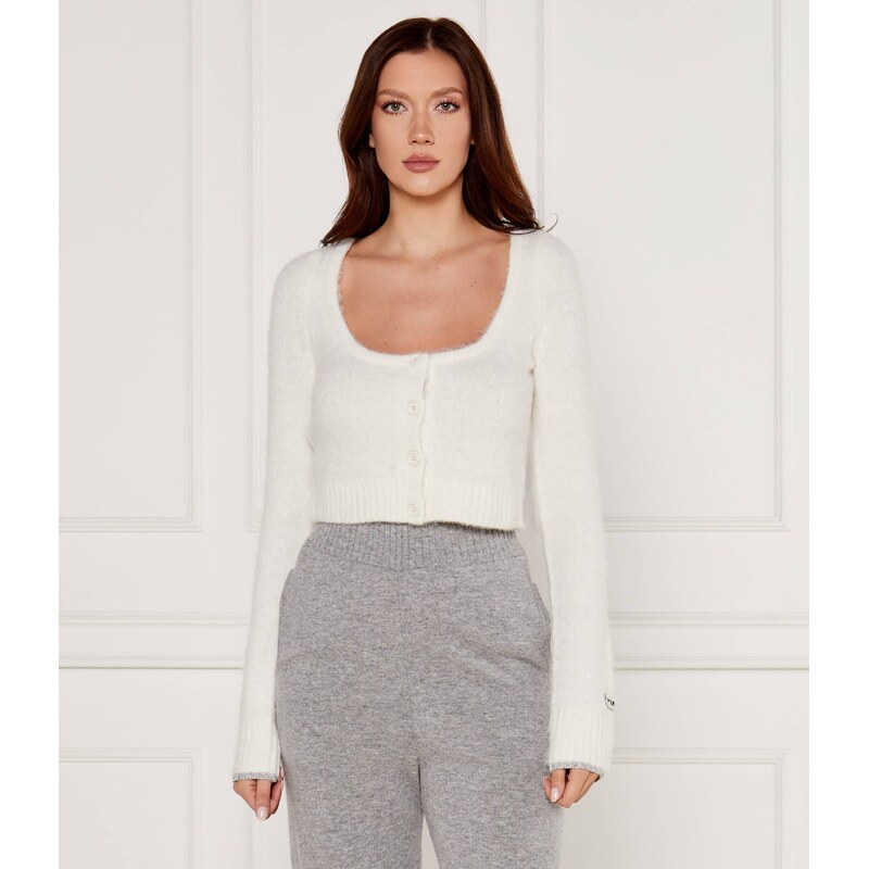 Pinko Kardigan Colorpoint | Cropped Fit | s příměsí vlny
