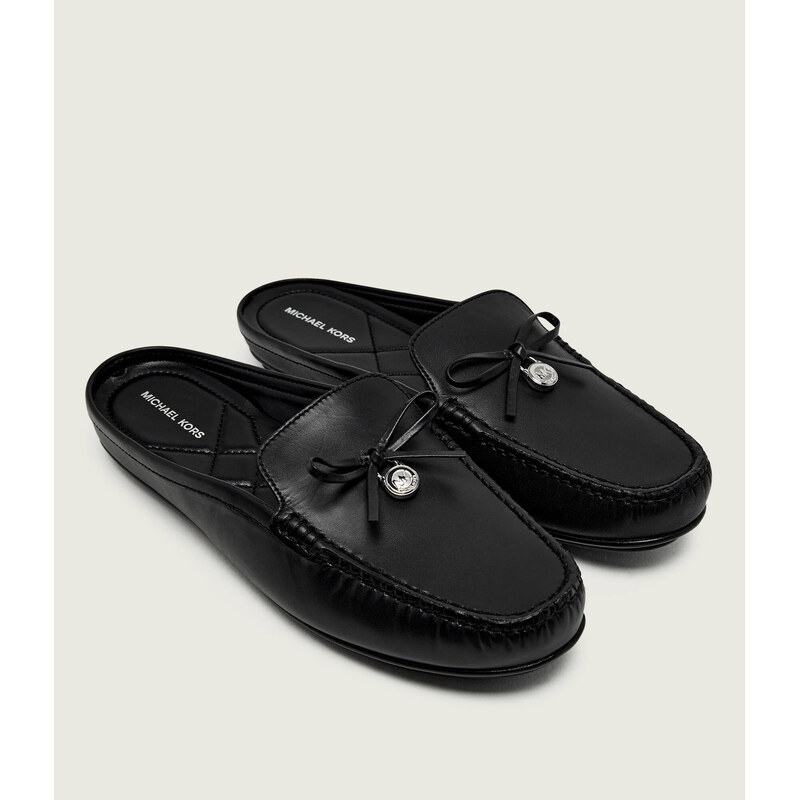 Michael Kors Kožené pantofle typu mules GRETA