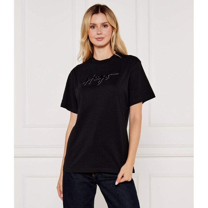 HUGO Tričko VINTAGE | Loose fit 100250664