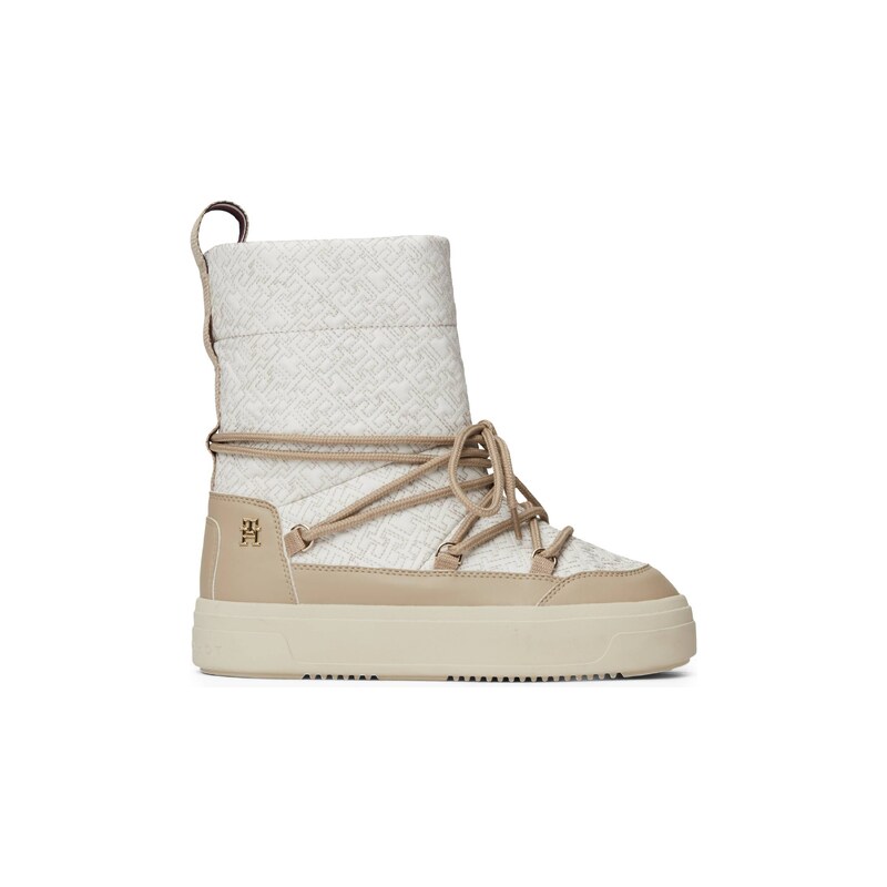 Tommy Hilfiger Sněhule LACE-UP MONOGRAM SNOWBOOT
