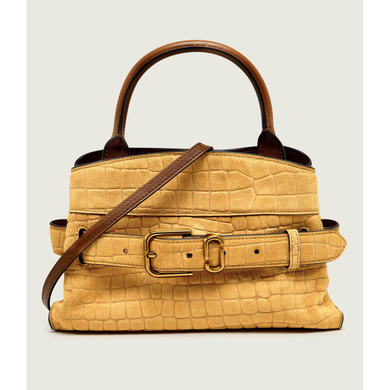 Marc Jacobs Kufřík THE SMALL SATCHEL | semiš