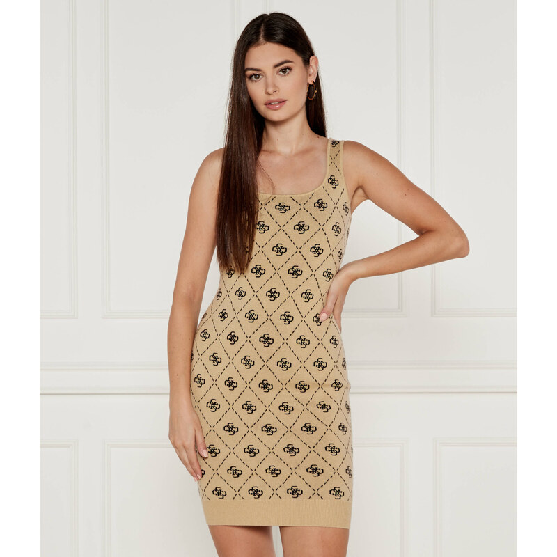 GUESS Šaty SARAH | s příměsí vlny 99949937