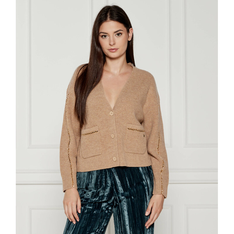 Marc Cain Vlněný kardigan | Relaxed fit 99672610
