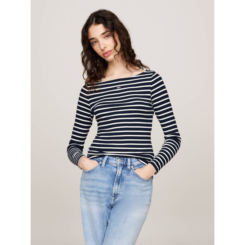 Tommy Jeans Halenka BRETON | Slim Fit