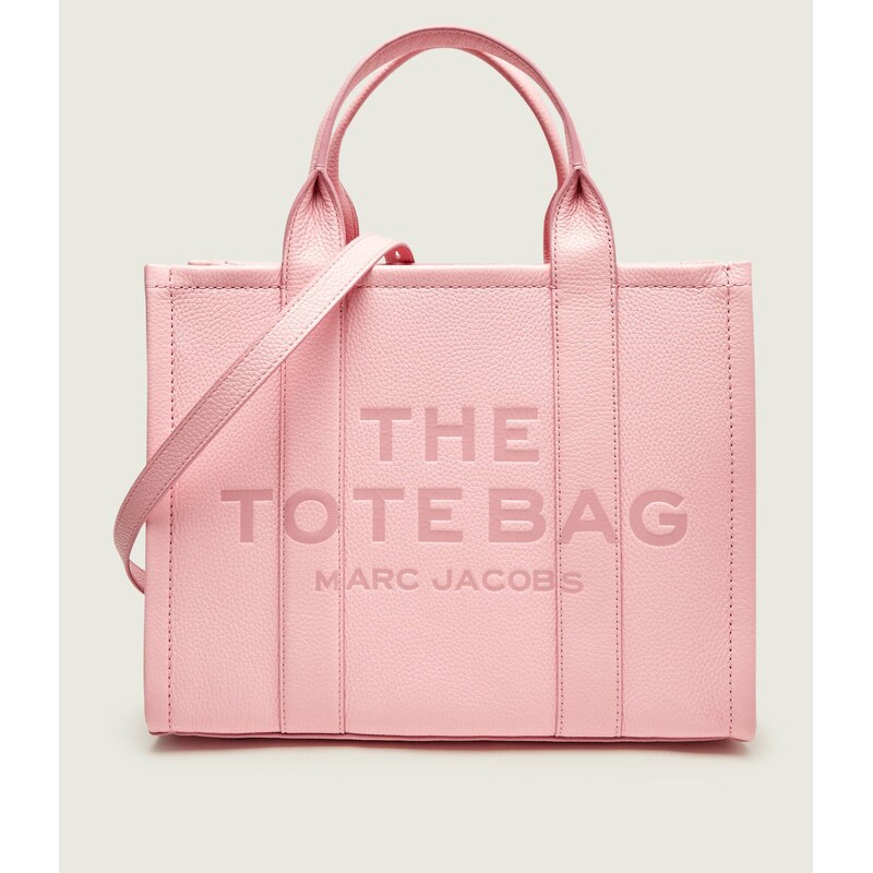 Marc Jacobs Kožená kabelka shopper THE LEATHER MEDIUM TOTE 114374263