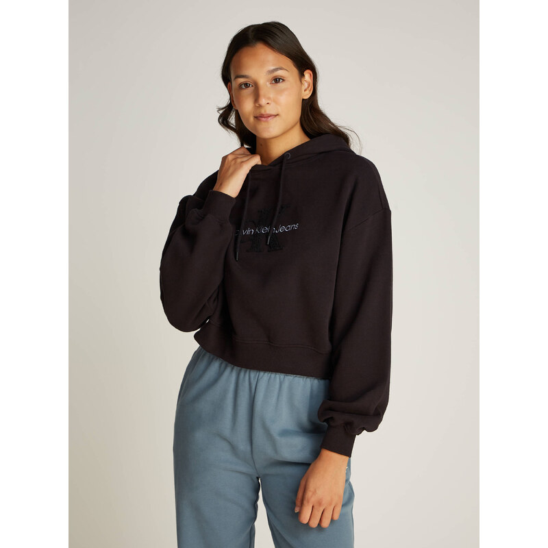 Calvin Klein Jeans Mikina CHENILLE | Cropped Fit