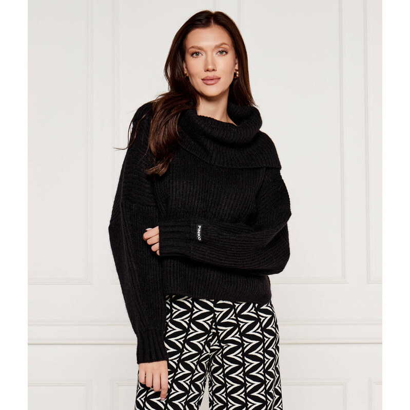 Pinko Svetr | Regular Fit | s příměsí vlny