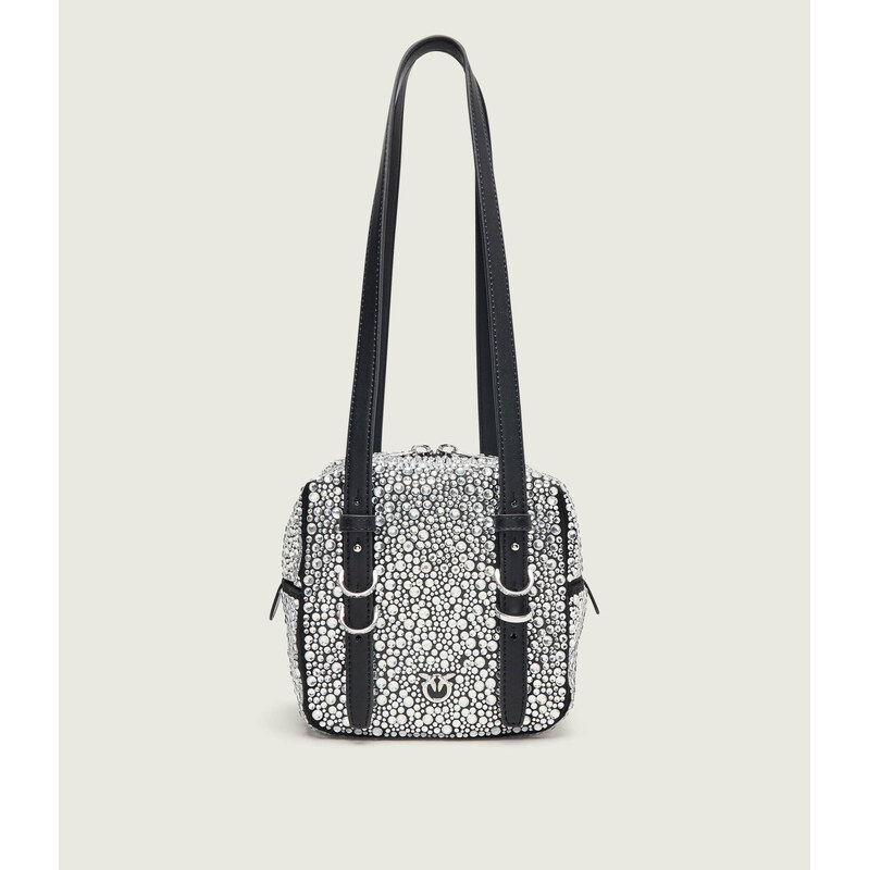 Pinko Kabelka na rameno CUBIC FULL STRASS