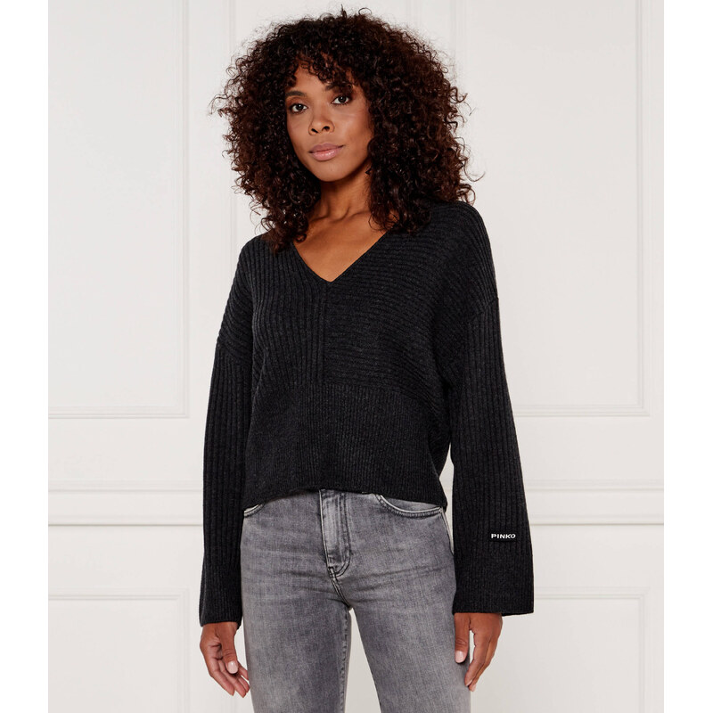 Pinko Vlněný svetr APHRODITE GIANT | Loose fit | s příměsí kašmíru 99269235