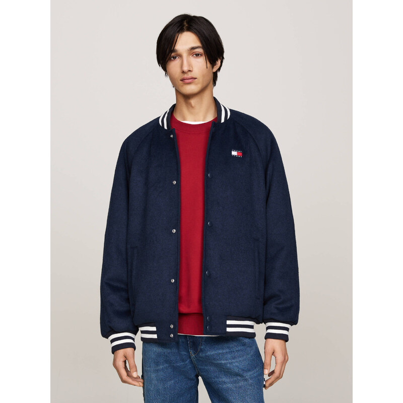Tommy Jeans Bunda bomber | Regular Fit | s příměsí vlny