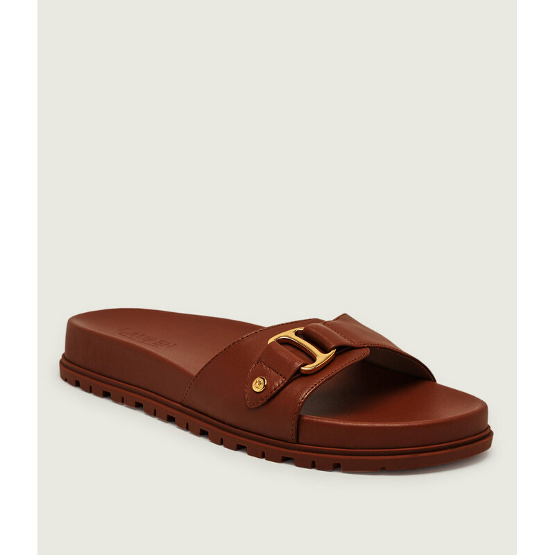 LAUREN RALPH LAUREN Kožené pantofle TASHA