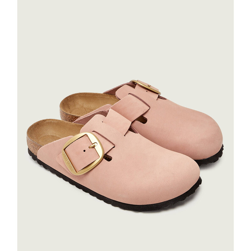 Birkenstock Pantofle typu mules Boston | narrow fit | semiš