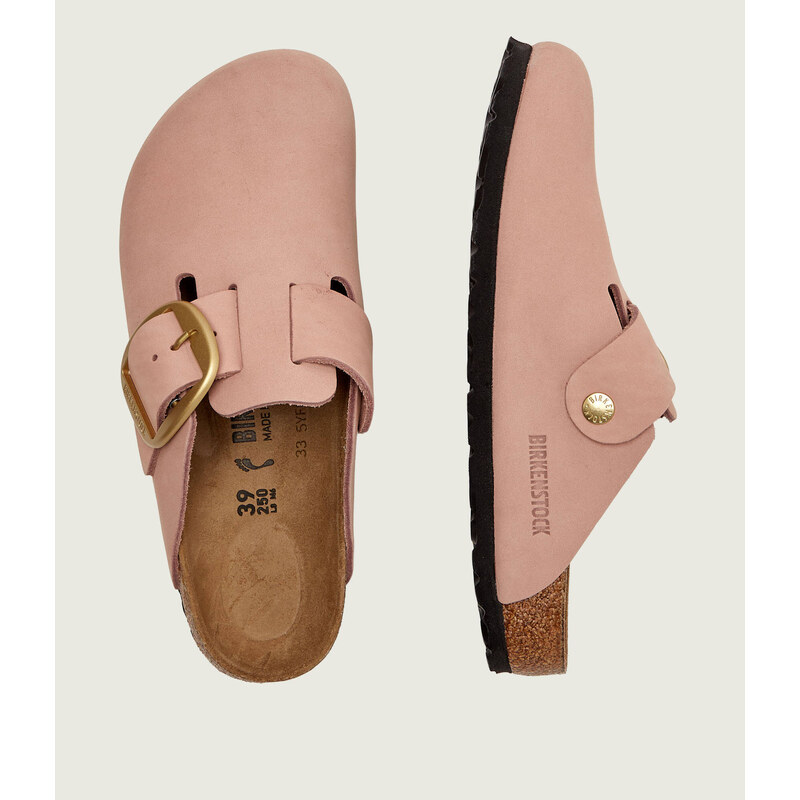 Birkenstock Pantofle typu mules Boston | narrow fit | semiš
