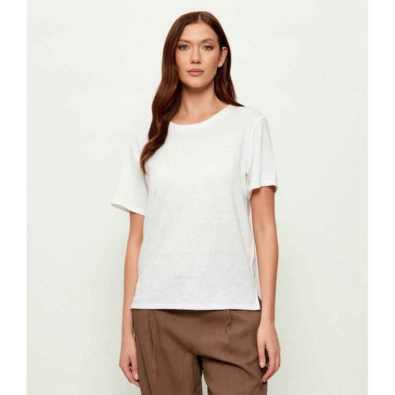 Weekend MaxMara Lněný tričko WKDPELOTA | regular fit