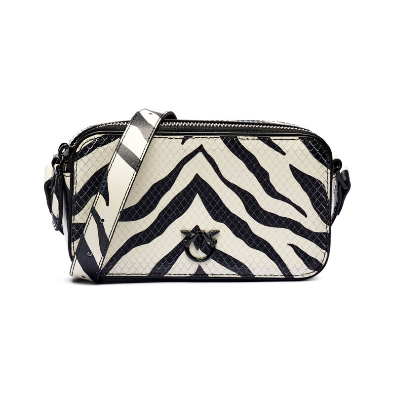 Pinko Kožená crossbody kabelka Camera Case