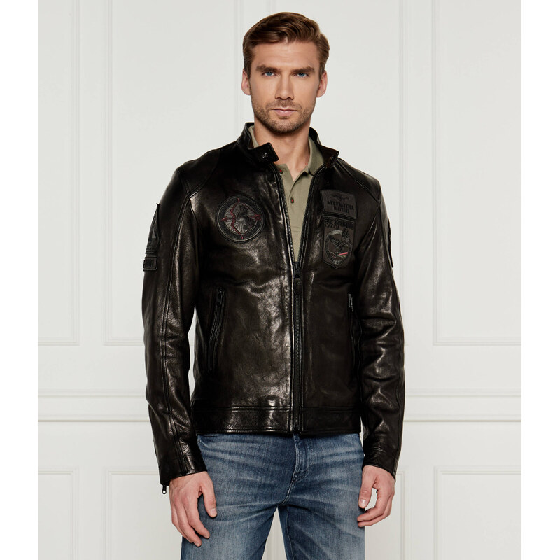 Aeronautica Militare Kůžoná bunda MOTOCICLISTA | Regular Fit 98077898