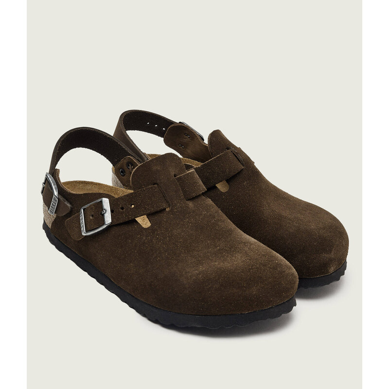 Birkenstock Pantofle typu mules Tokio LEVE | semiš | narrow fit