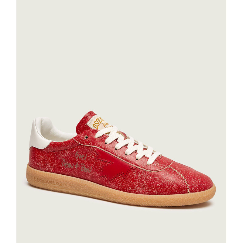 Dsquared2 Kožené tenisky REBEL