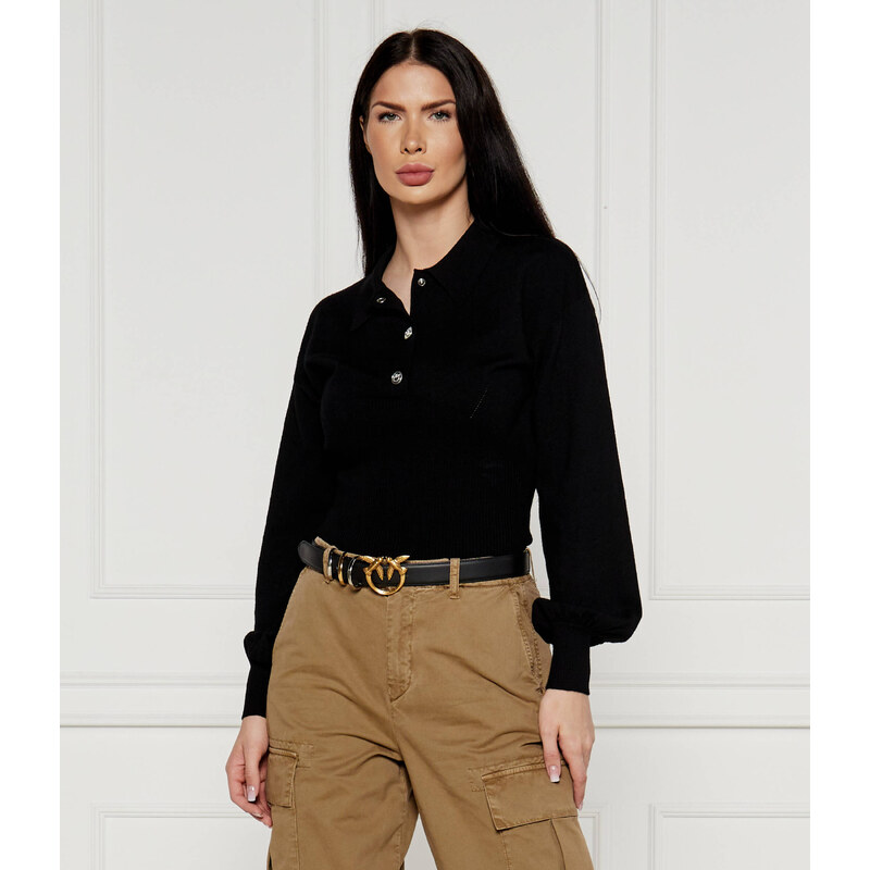 Pinko Vlněný svetr RIMONTAGGIO COSTINA | Regular Fit 95742044