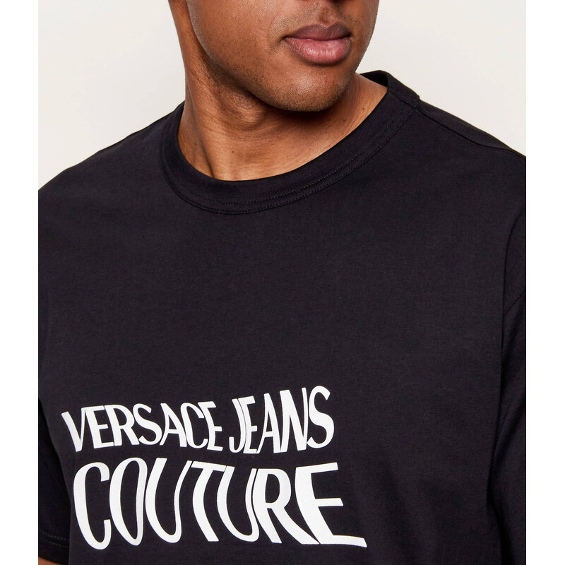 Versace Jeans Couture Tričko LOGO LIQUIFY PATEN | regular fit