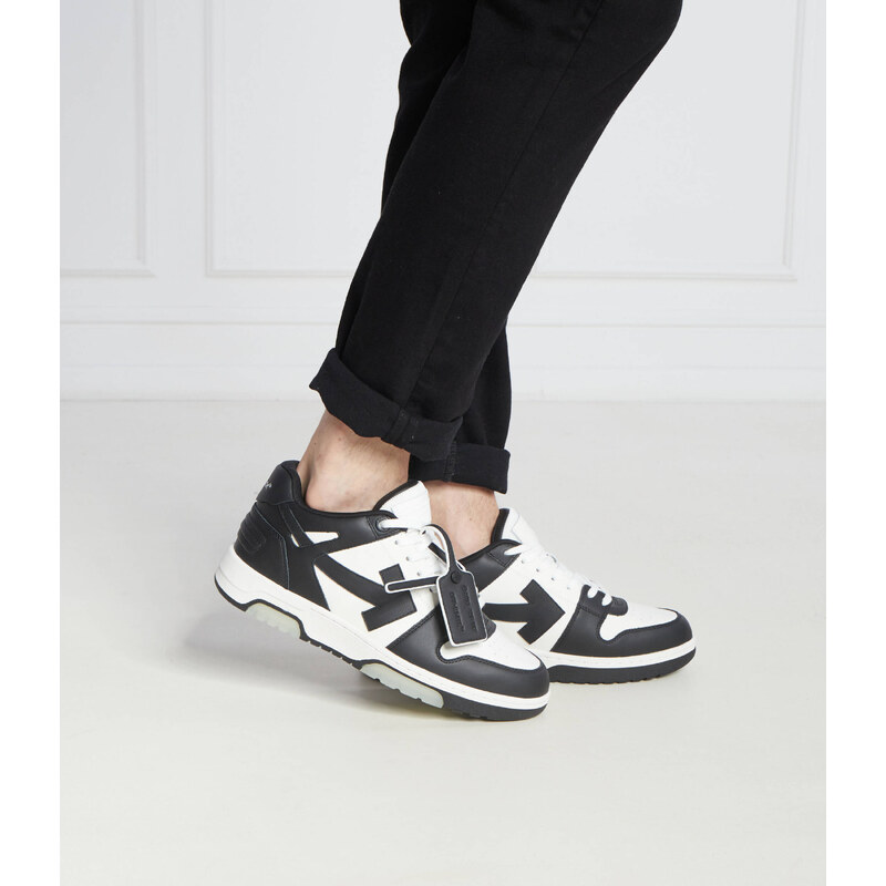 OFF-WHITE Kožené tenisky