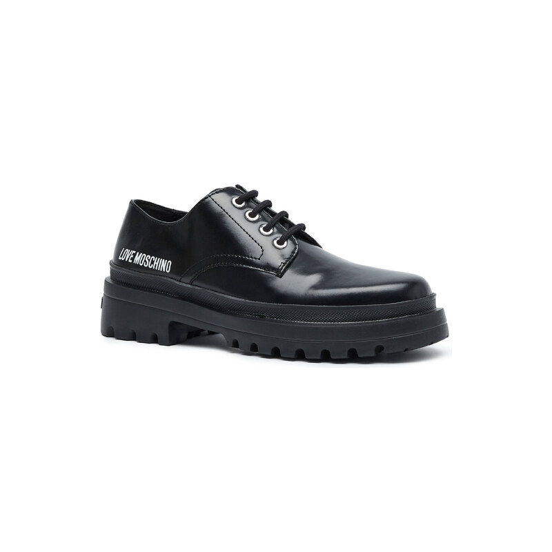 Love Moschino Kožené polobotky
