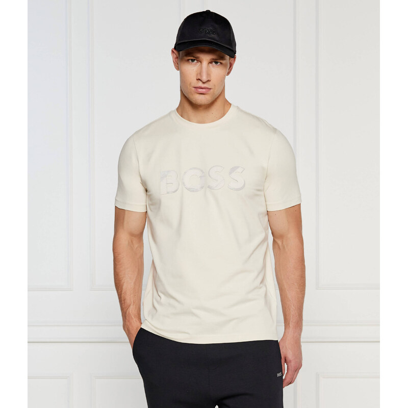 BOSS GREEN Tričko Jagged | Relaxed fit | stretch