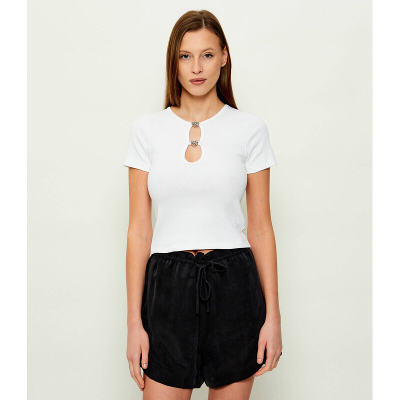 Hugo Blue Tričko Diheart_B | Cropped Fit 114537925