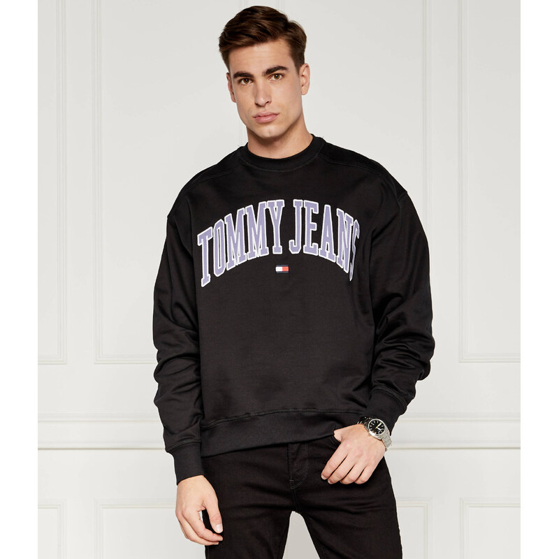 Tommy Jeans Mikina BOXY POP VARSITY CREW | Relaxed fit