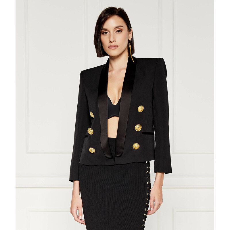 Balmain Vlněný blejzr | Regular Fit