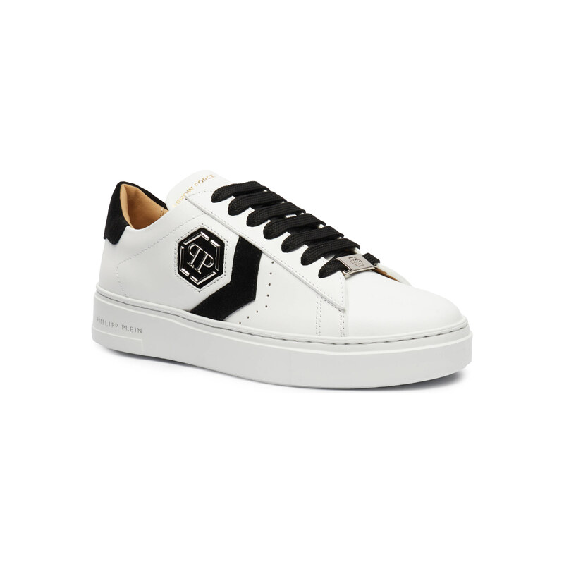Philipp Plein Kožené tenisky Arrow Force 94495264