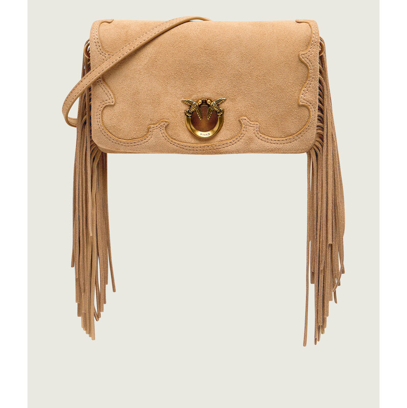 Pinko Kabelka na rameno CLICK SOFT HORIZONTAL MINI | semiš
