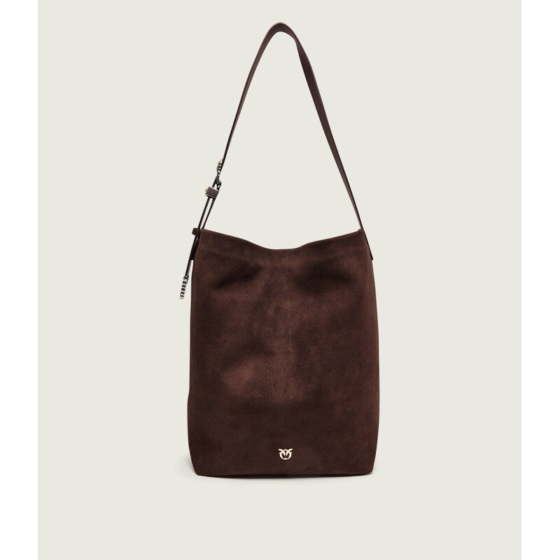 Pinko Kabelka shopper BUCKET BIG TRITTICO | semiš