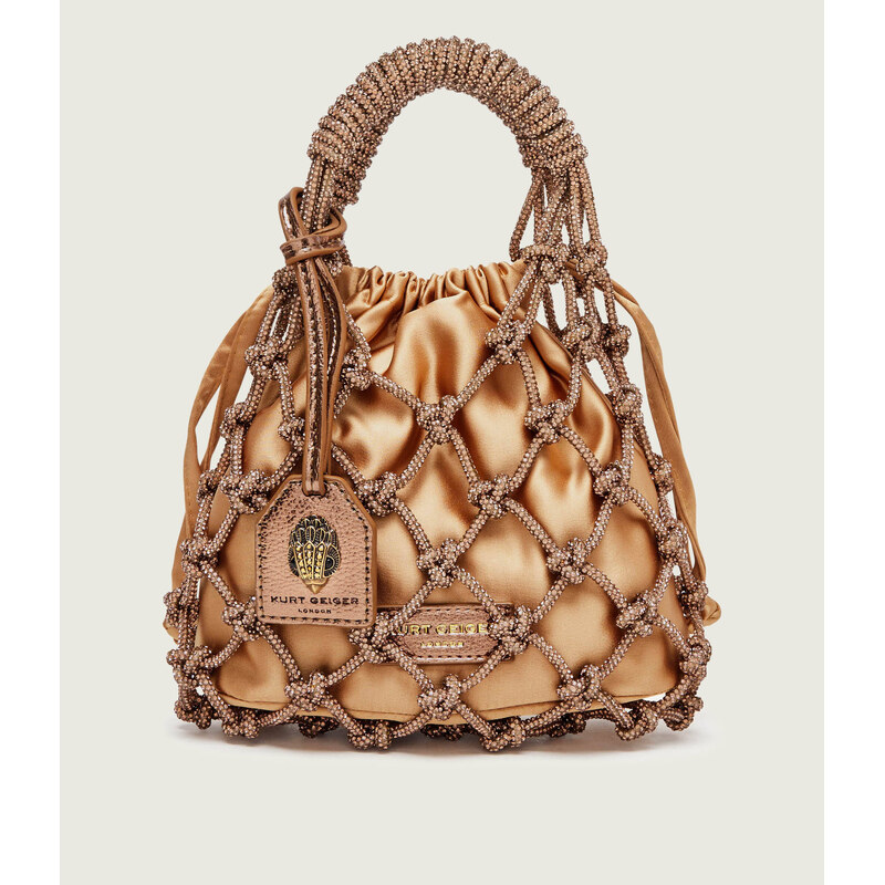 Kurt Geiger Večerní kabelka MACRAME CRYSTAL 114208131