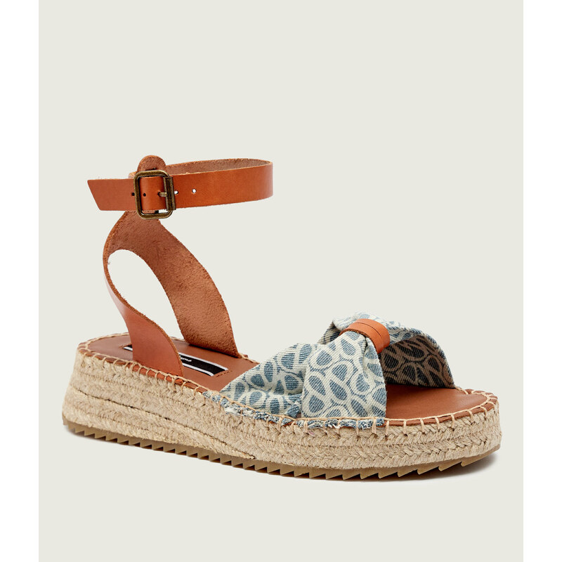 Pepe Jeans London Kožené sandály