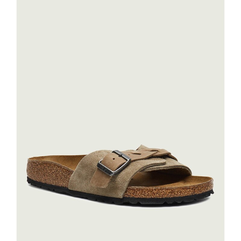 Birkenstock Pantofle Oita | narrow fit | semiš