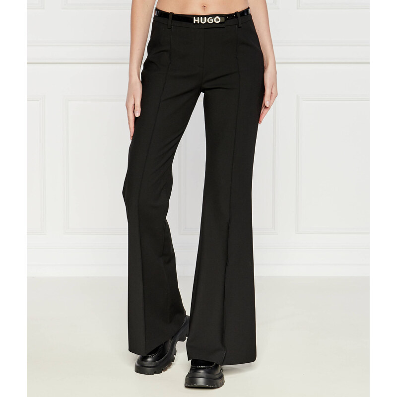 HUGO Kalhoty Hosena | flare fit