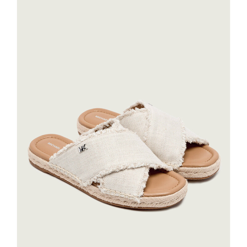 Michael Kors Lněné pantofle KENZIE