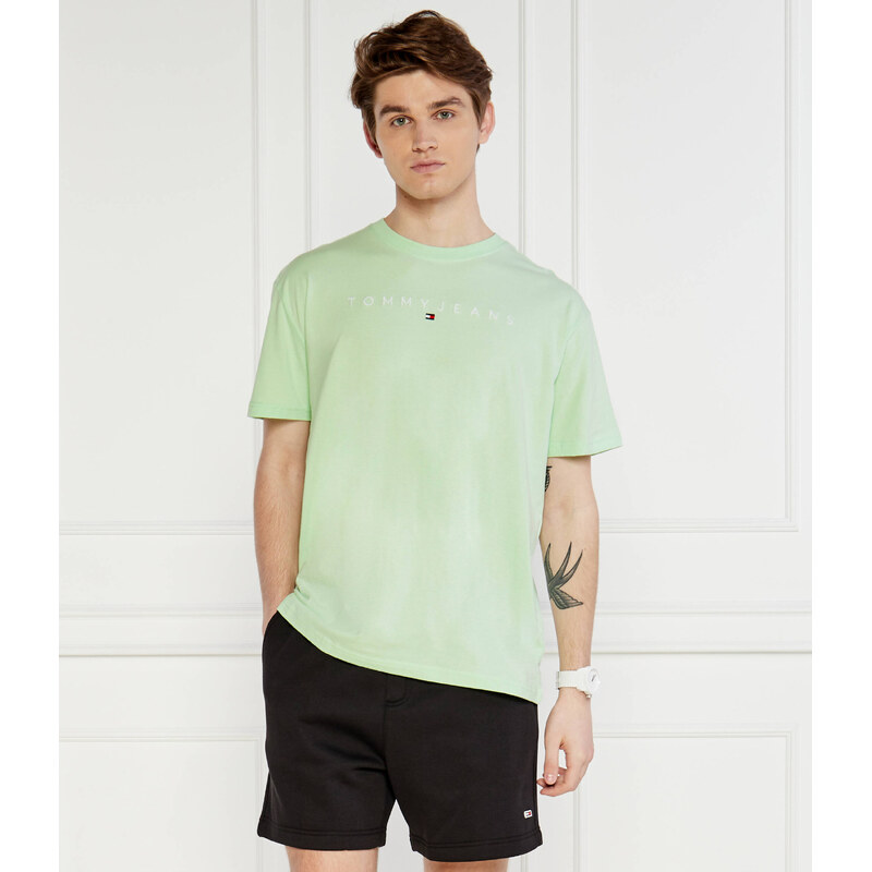 Tommy Jeans Tričko LINEAR LOGO | Regular Fit