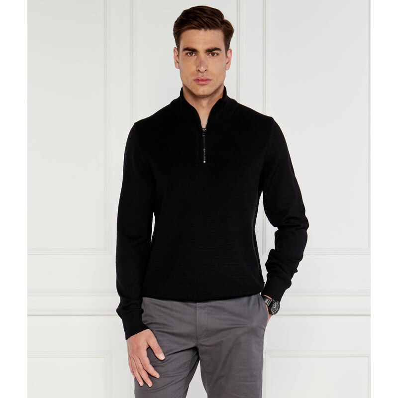 BOSS BLACK Vlněný svetr Dambino | Regular Fit