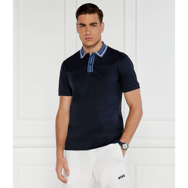 BOSS BLACK Polokošile Phillipson 36 | Slim Fit | mercerised